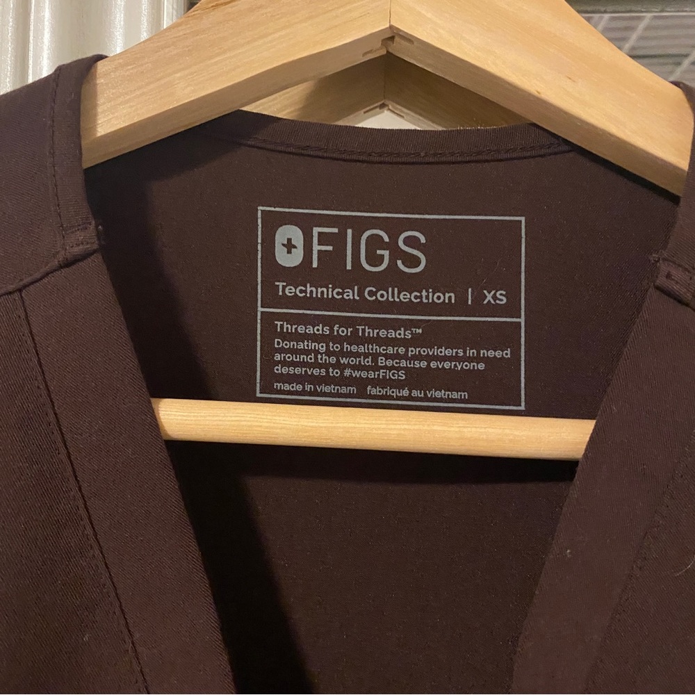 Figs Scrubs SET color Espresso